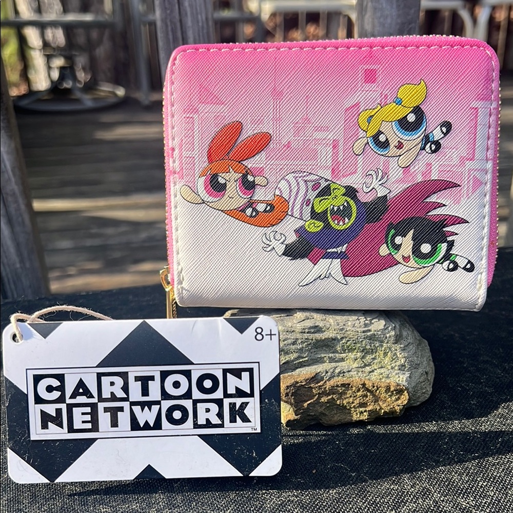 Cartoon Network Pink and White Wallet
